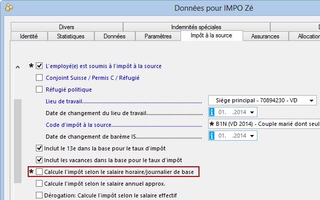 impot a la source geneve frontalier